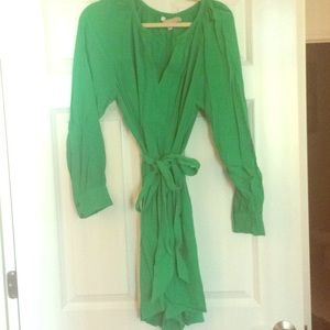 Spring green dress